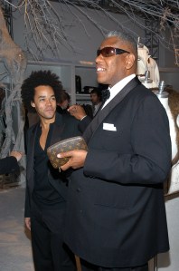 Patrick Robinson and Andre Leon Talley attend the 7th on Sale Online gala at Skylight Studios.
