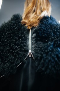 Backstage at David Koma RTW Fall 2022 on February 20, 2022 in London