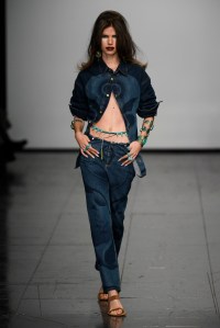 Runway at Conner Ives - NEWGEN RTW Fall 2022 ​on February 18th, 2022 in London.