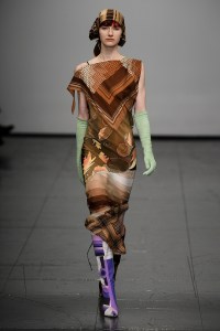 Runway at Conner Ives - NEWGEN RTW Fall 2022 ​on February 18th, 2022 in London.