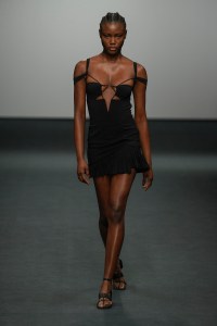 Runway at Nensi Dojaka RTW Fall 2022 ​on February 19, 2022 in City.