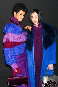 Backstage at Alberta Ferretti RTW Fall 2022