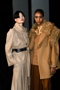 Backstage at Alberta Ferretti RTW Fall 2022