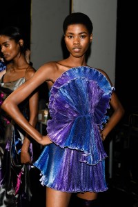 Backstage at Alberta Ferretti RTW Fall 2022
