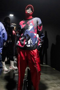 Backstage at Ferrari RTW Fall 2022