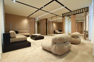The Burberry flagship on Rue Saint Honoré in Paris