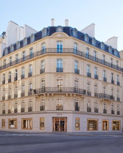 The exterior of Dior’s 30 Montaigne store.