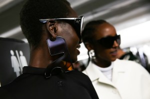 Backstage at Courrèges RTW Fall 2022