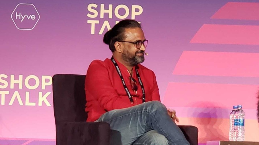 AEO chief supply chain officer Shekar Natarajan at Shoptalk 2022