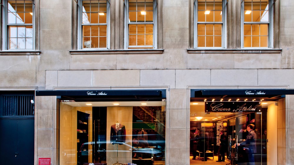 The Cesare Attolini store in New York City.