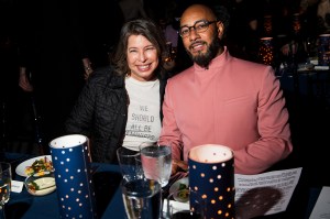 Anne Pasternak and Swizz Beatz