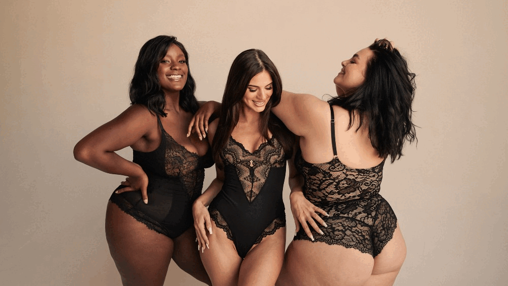 Pinsy's sexy, lace bodysuits offer an alternative to traditional shapewear.