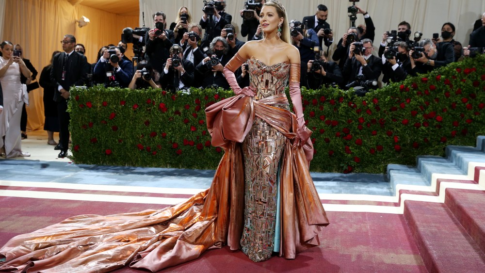 Blake Lively in Versace at the 2022 Met Gala