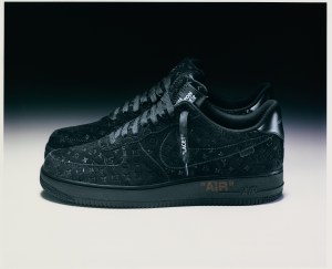 One of Louis Vuitton and Nike’s sneakers designed by Virgil Abloh.