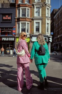 Spring street style in London.