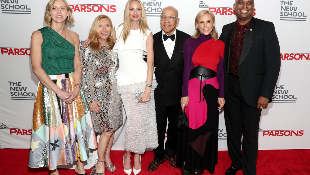 Gena Smith, Liz Rodbell, Lauren Santo Domingo, Darren Walker, Tory Burch and Dwight McBride.