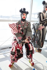 Backstage at Thom Browne RTW Fall 2022