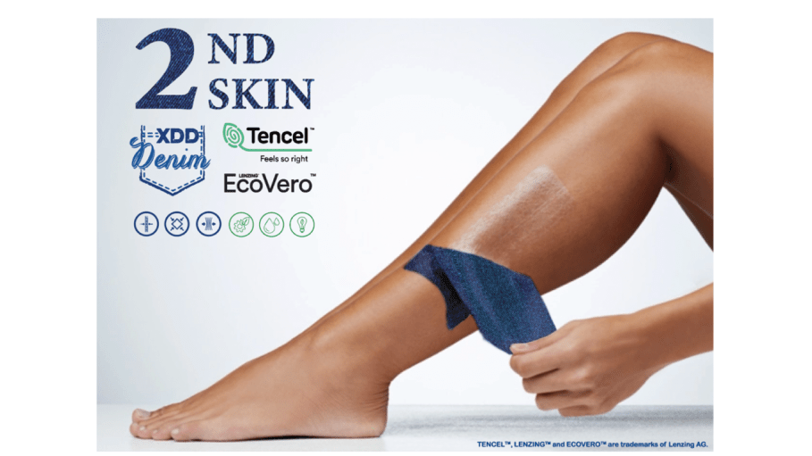 XDD has developed a new denim fabric called 2nd Skin, which is manufactured to provide jeans wearers with a sustainable ultra-stretch feel with excellent recovery capabilities.