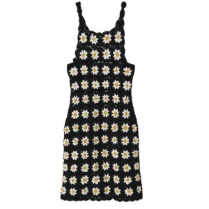 Mango Daisy Crochet Dress