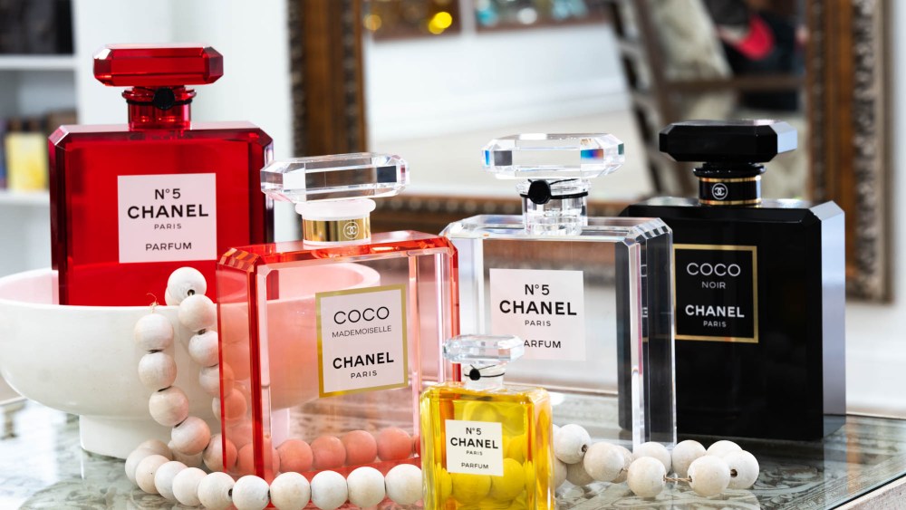 Chanel perfume bottles