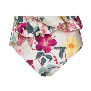 PatBO Hibiscus Ruffle Bikini Bottom