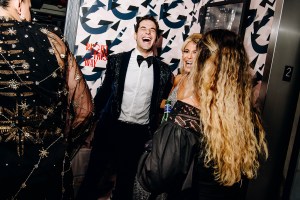 Skylar Astin and Meryl Lipstein