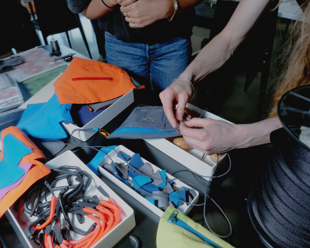 The Arc'teryx 'Circular by Design' workshop.