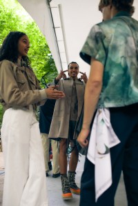 Backstage at Reese Cooper Men's Spring 2023