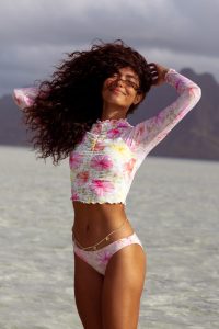 LoveShackFancy and Hurley release a brand new 90's-inspired collection full of beach-ready pieces for the Summer.