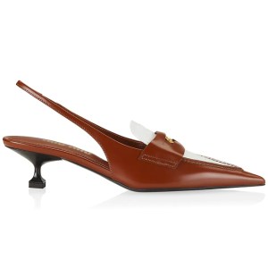 Miu Miu Penny Loafer Slingbacks