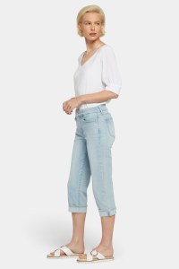 NYDJ's Cool Embrace Denim collection features fabrics designed to keep the wearer comfortable as the temperature rises.