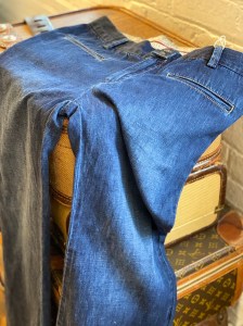 The Tough Rub jeans are designed to have reduced flex abrasion, making the denim fabric less likely to break in areas.