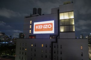 The scene at the Kenzo party.