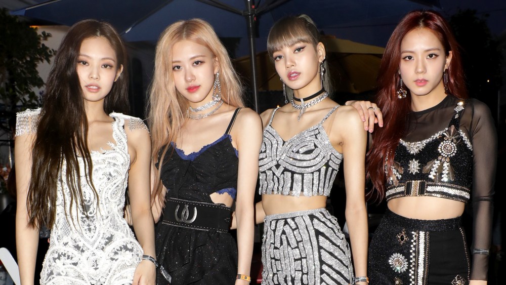 Jennie Kim, Rosé, Lisa and Jisoo of Blackpink at the YouTube Music Artist Lounge at Coachella, 2019.