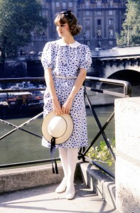 The "Gigi Girl" collection cotton sailor looks for evening.