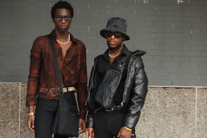 Street style at New York Fashion Week Women's Spring 2022