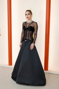 HOLLYWOOD, CALIFORNIA - MARCH 12: Lady Gaga attends the 95th Annual Academy Awards on March 12, 2023 in Hollywood, California. (Photo by Mike Coppola/Getty Images)