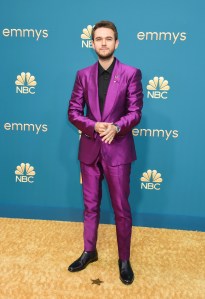 Zedd on the 2022 Emmy Awards red carpet.
