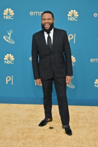 Anthony Anderson on the 2022 Emmy Awards red carpet.