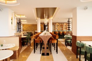 Cavalieri’s Mediterranean state of mind was translated into the sunny décor by architectural designer Lisa Benhamou-Marciano at Cavalieri.