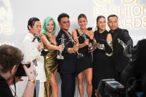 Ezra J. Williams, Tina Leung, Prabal Gurung, Laura Kim, Eva Chen and Phillip Lim