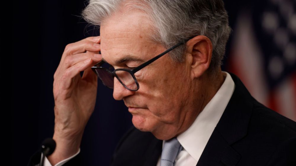 WASHINGTON, DC - NOVEMBER 02: U.S. Federal Reserve Bank Board Chairman Jerome Powell delivers opening remarks during a news conference following a meeting of the Federal Open Market Committee (FMOC) at the bank headquarters on November 02, 2022 in Washington, DC. In a move to fight inflation, Powell announced that the Federal Reserve is raising interest rates by three-quarters of a percentage point, the sixth interest rate increase this year and the fourth time in a row at rates this high. (Photo by Chip Somodevilla/Getty Images)