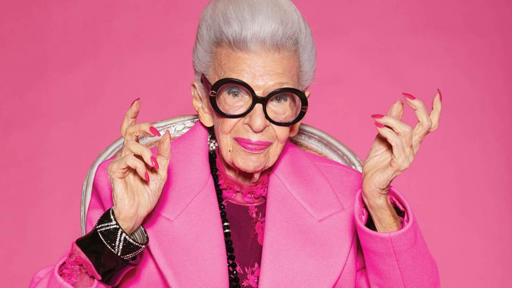 Iris Apfel, FN, Cover, Pink,