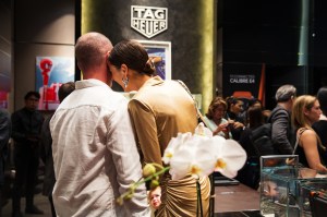 Guests attend the TAG Heuer x RIOCAM party.