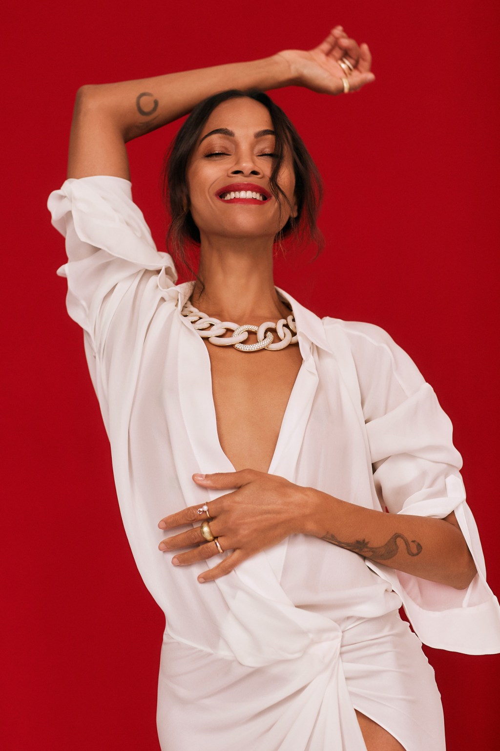 Zoe Saldaña Has Taken Control