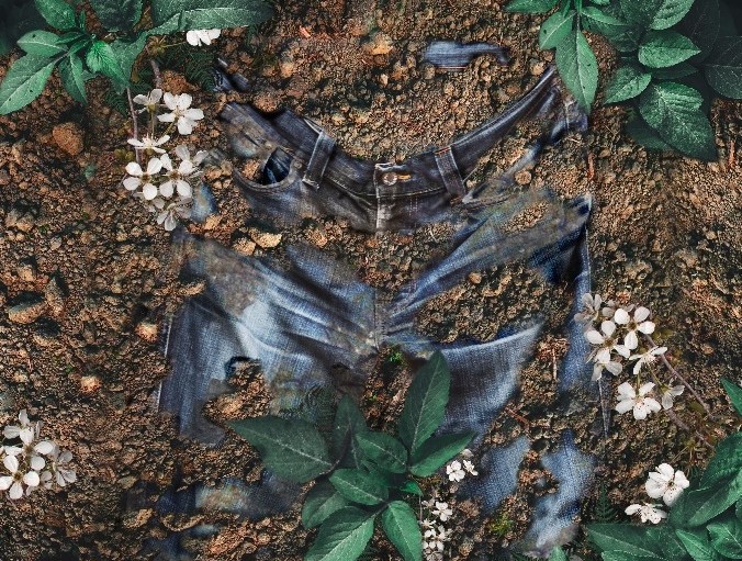 With its new B210 advancement, the mill wants people to literally bury their old jeans.