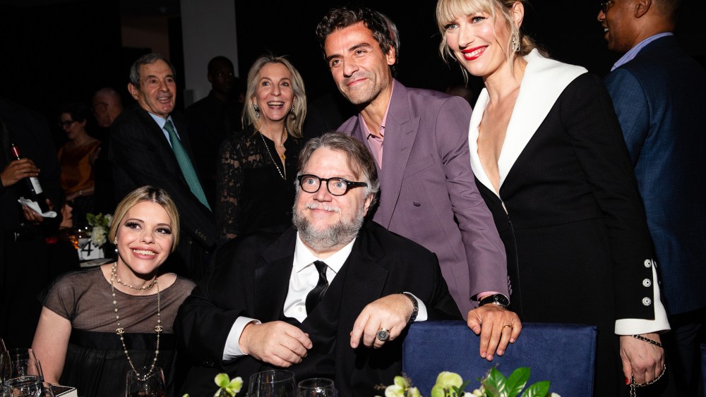 Kim Morgna, Guillermo del Toro, Oscar Isaac and Elvira Lind