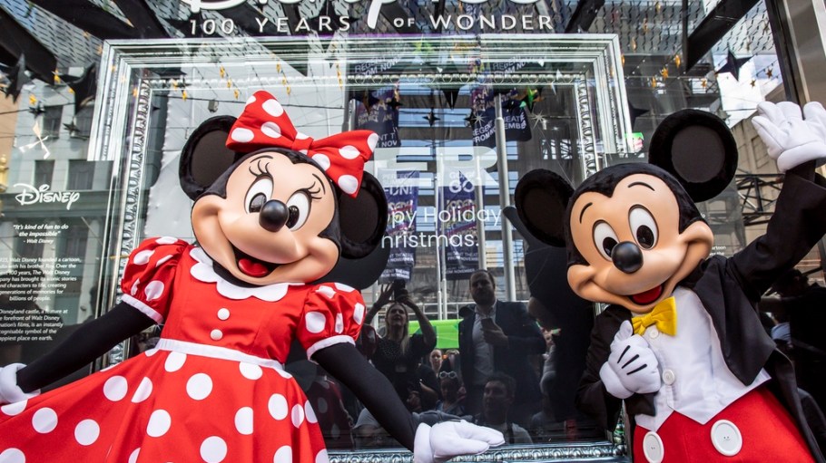 Mickey and Minnie Mouse