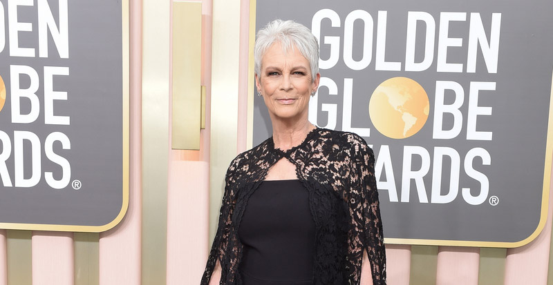 Jamie Lee Curtis at the 80th Annual Golden Globe Awards held at The Beverly Hilton on January 10, 2023 in Beverly Hills.