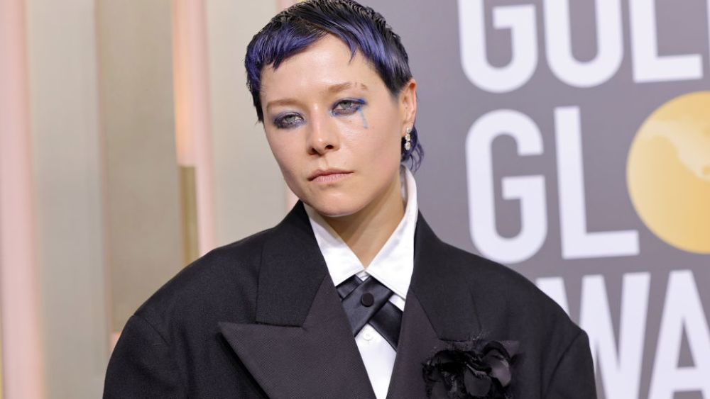 Emma D’Arcy at the 2023 Golden Globe Awards on Jan. 10 in Beverly Hills.